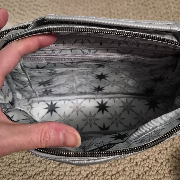 NWT LUG Scoop SE Crossbody in Metallic Silver - Picture 8 of 12